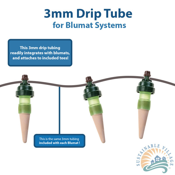 3mm Drip Tube for Blumat Systems - 30 Meter/98.4' Roll 4